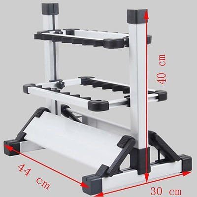Pactrade Marine cushioned slots protect handles while storing rods and reels