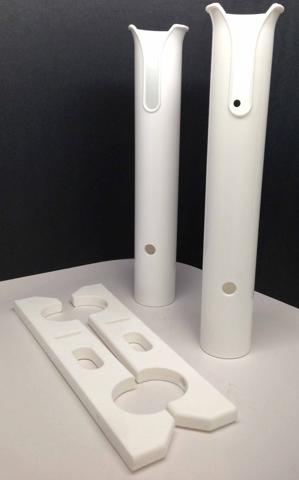 Pactrade Marine UV-stabilized plastic rod holder resists sun exposure for long-lasting gear storage.