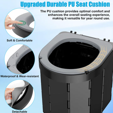 PAHTTO detachable phone shelf keeps your device handy during outdoor breaks.