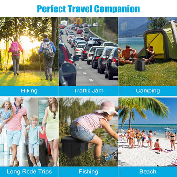 PAHTTO portable toilet back handle enables easy transport around campsites