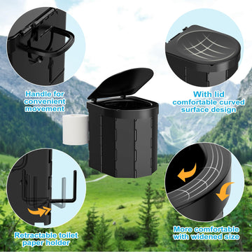 PAHTTO retractable toilet paper holder for easy access