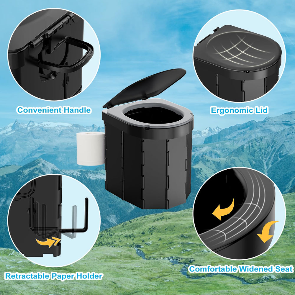 PAHTTO retractable toilet paper holder keeps standard rolls handy during trips