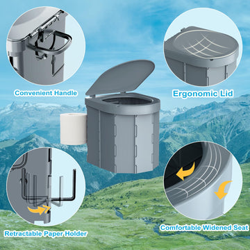 PAHTTO retractable toilet paper holder shown for quick, clean setup.