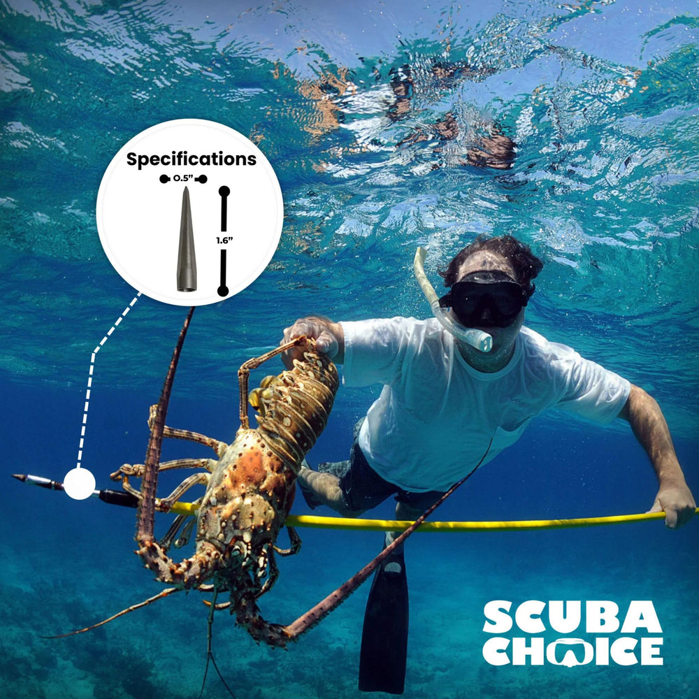 Palantic high-performance spearfishing tip built for durability in saltwater