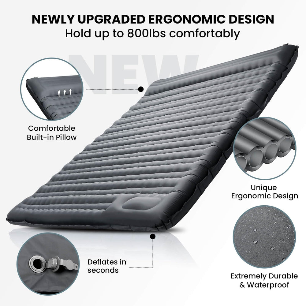 Pallfi sleeping pad in tent, suitable for family camping or guests