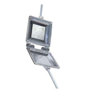 Palmer aluminum campfire sandwich maker long-handle design for safer outdoor grilling.