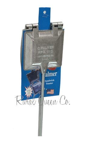 Palmer made-in-america campfire pie iron ideal for campfire pies and toasted sandwiches.