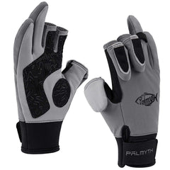 Palmyth flexible gloves with convertible fingertips for fishing and photography