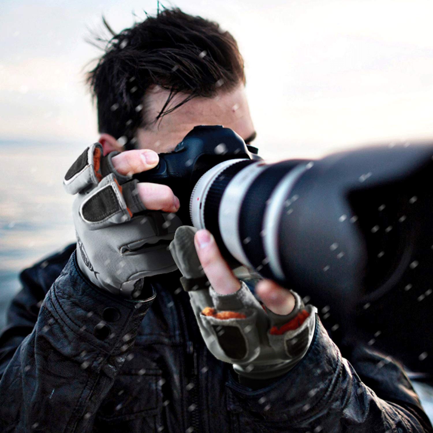 Palmyth reinforced-palm gloves provide grip for fishing and cycling
