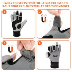 Palmyth water-repellent softshell gloves resist splashes during outdoor activity