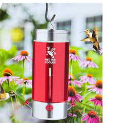 Panacea 30-ounce nectar capacity in glass jar supports longer feeding.