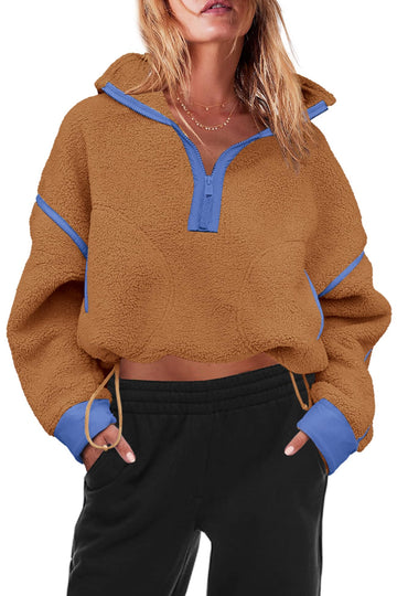 Panadila sherpa jacket on model demonstrates versatile winter layering