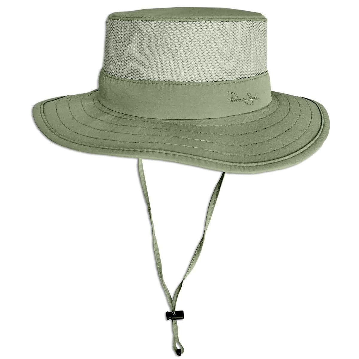 Panama Jack Castaway Boonie Hat front view showing shade from a 3 inch brim