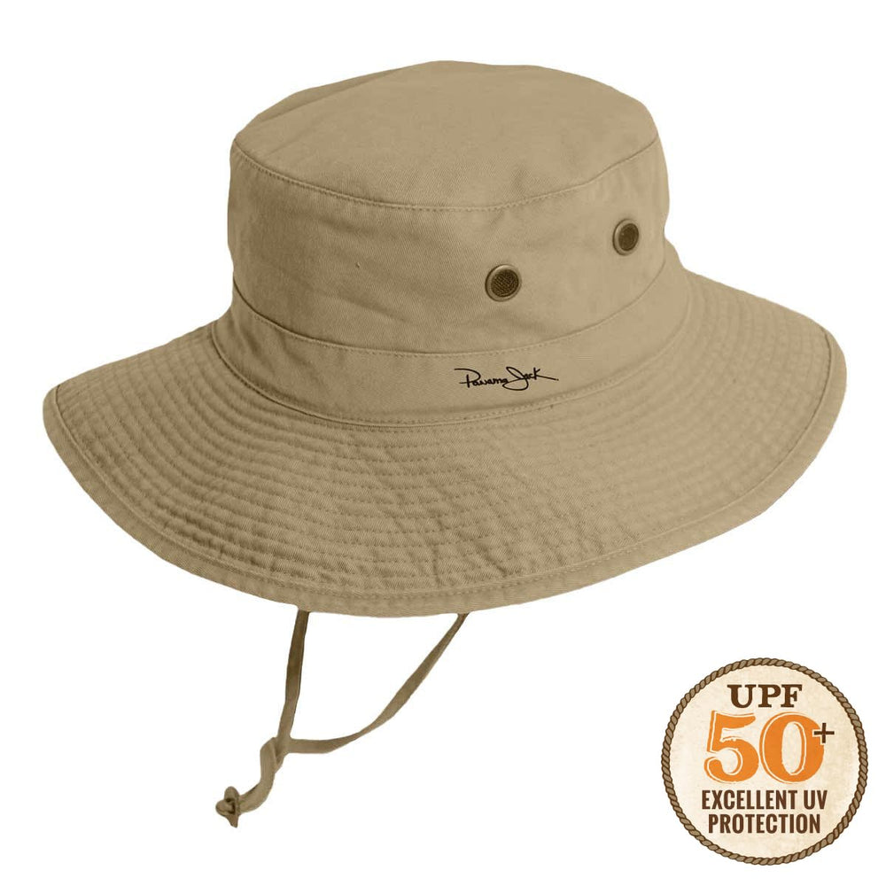 Panama Jack Marina Bay worn outdoors during hike, showcasing sun protection