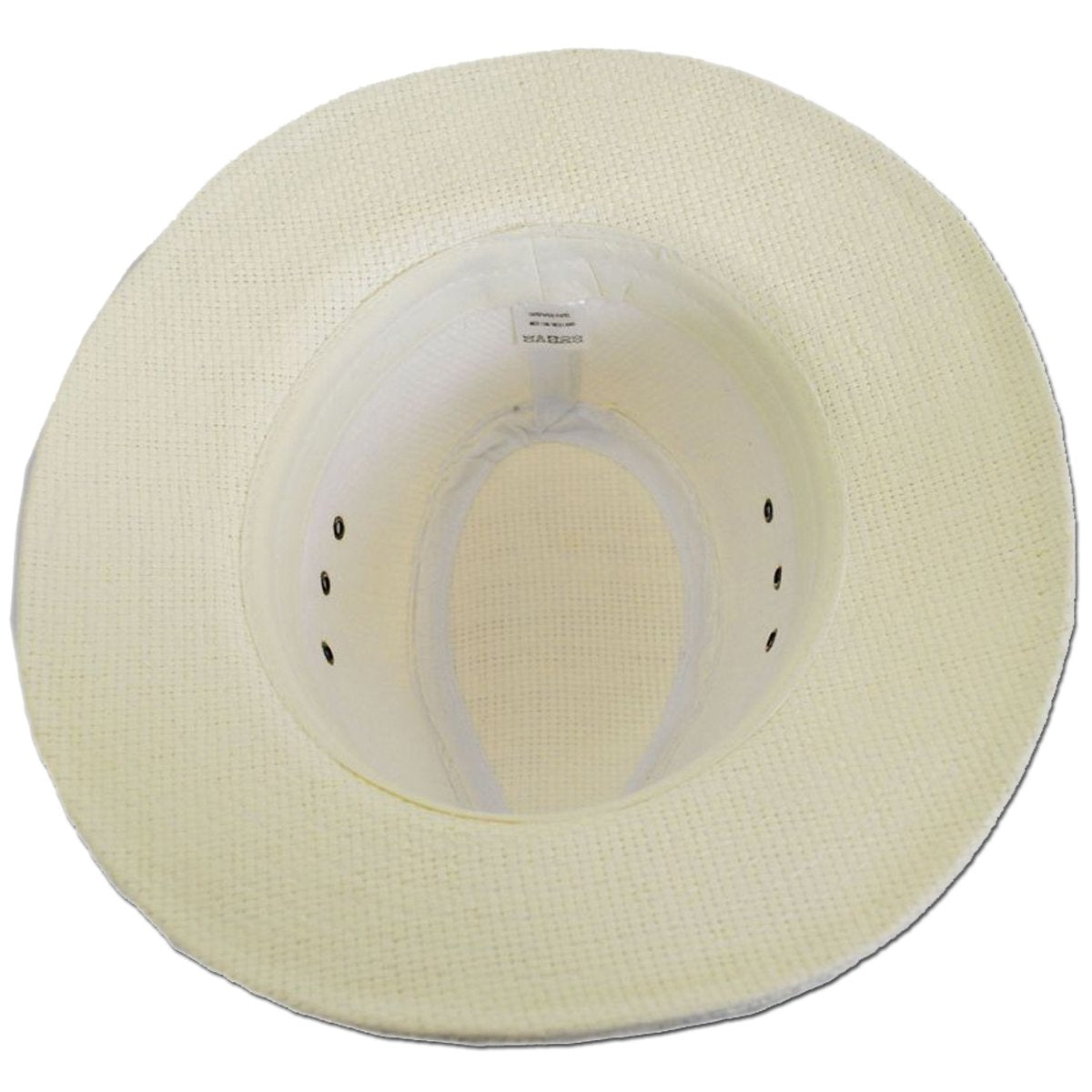 Panama Jack safari hat side grommets for enhanced air flow on warm days.