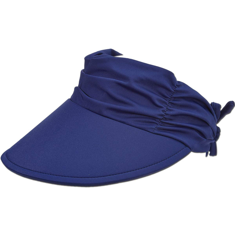 Panama Jack sun visor with a 4-inch brim in navy shade