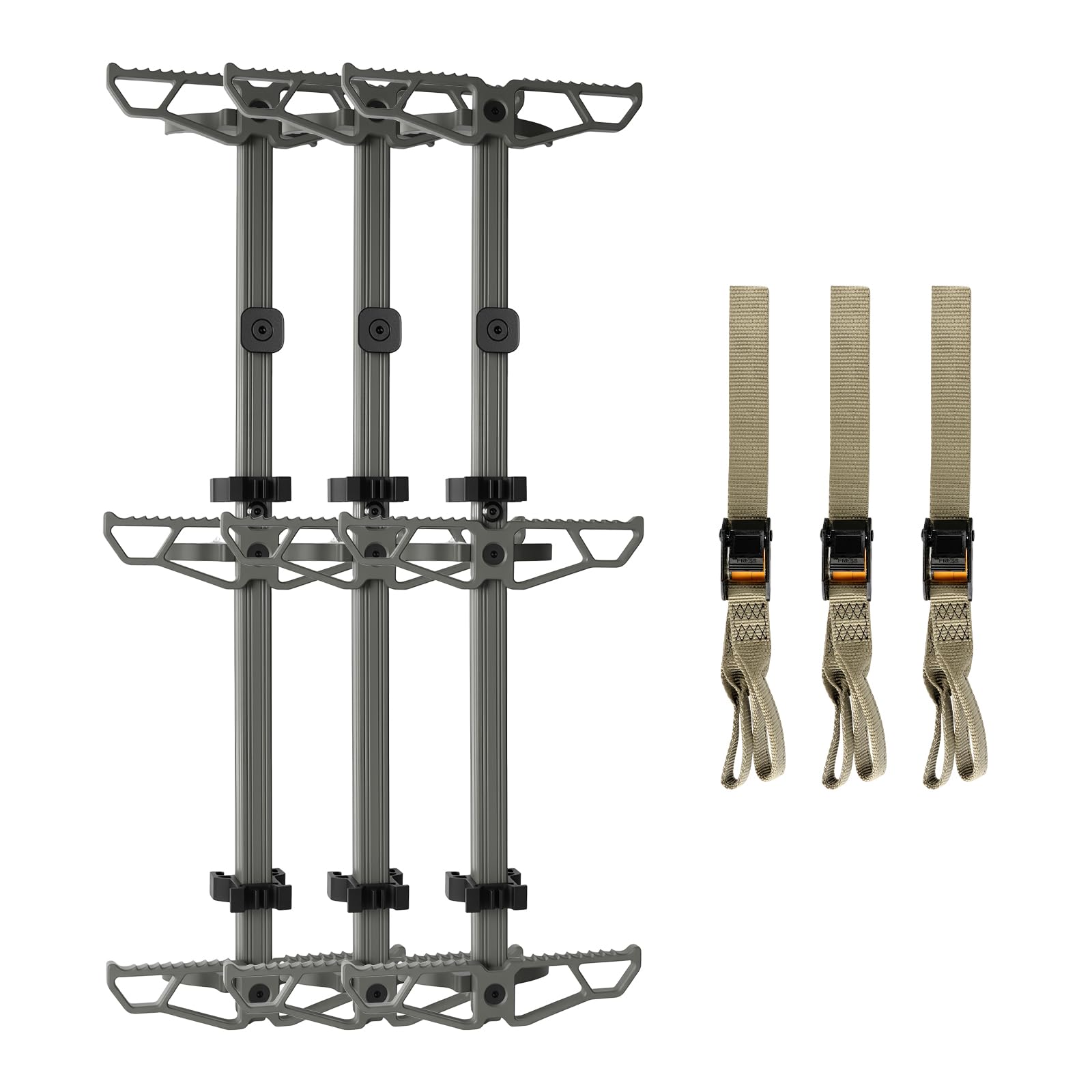 Panbofoda 30in climbing stick setup shows easy mounting and adjustable height for stealth hunts.