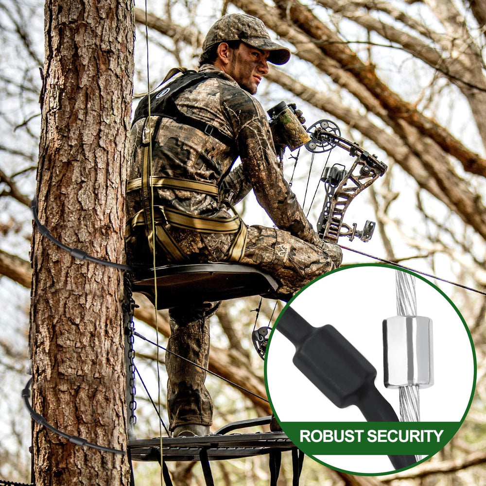 Panbofoda cable stops and brackets ensure secure, adjustable tension.