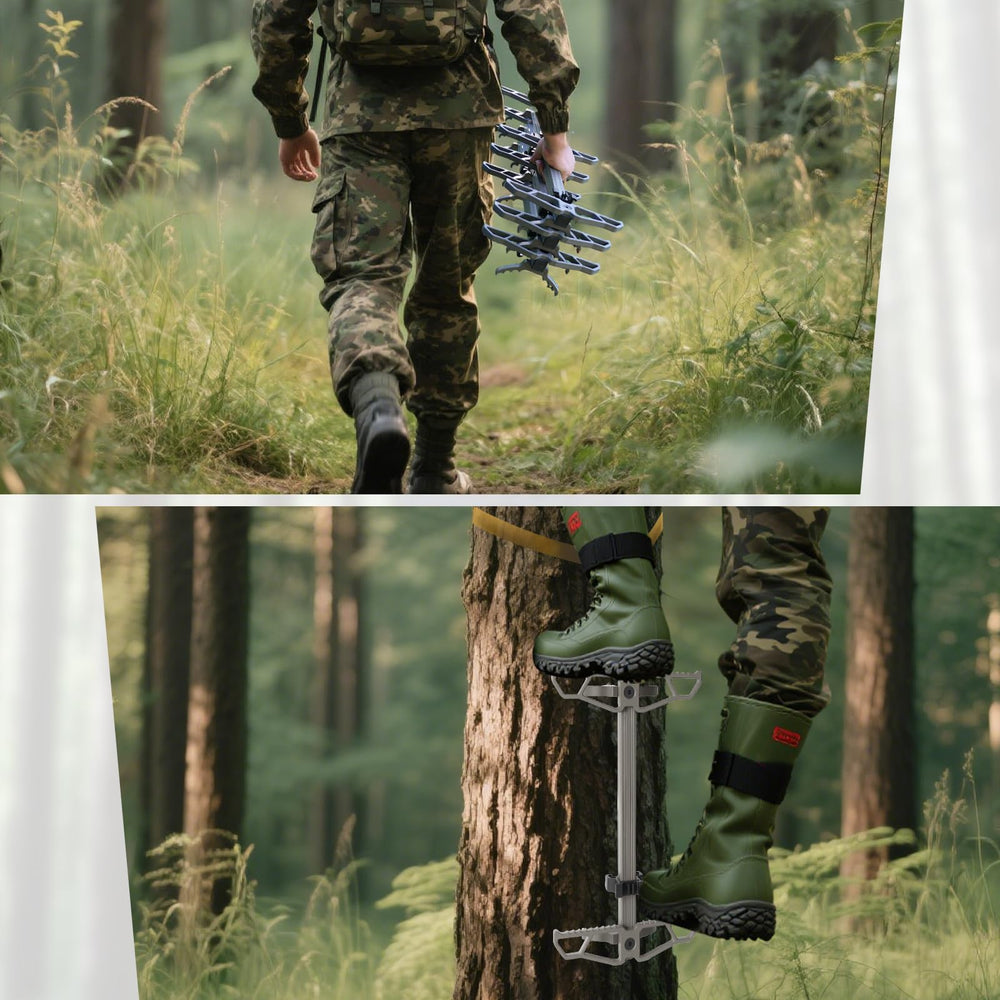 Panbofoda heavy-duty straps enhance security during climbs and gear support.