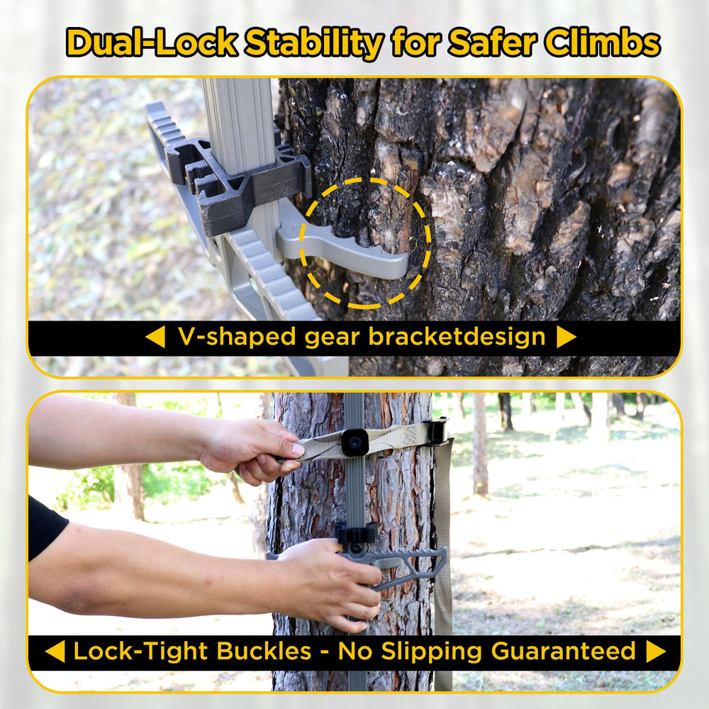 Panbofoda quiet locking mechanism enables stealthier setup without startling game.