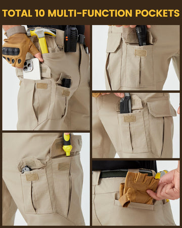 PandaVoy tactical pants support freedom of movement with ergonomic 3D cut