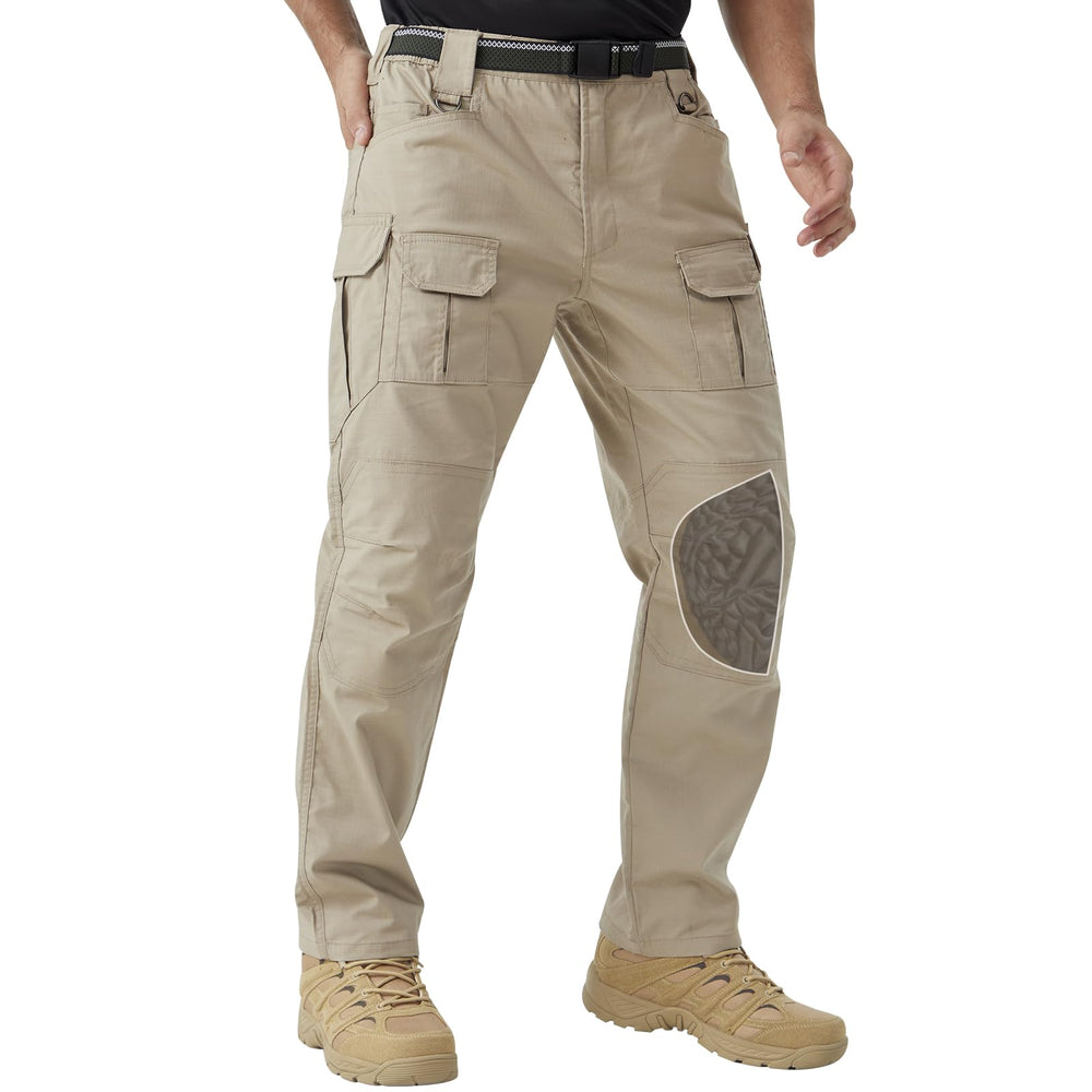 PandaVoy men's tactical pants ripstop fabric for durable outdoor wear.