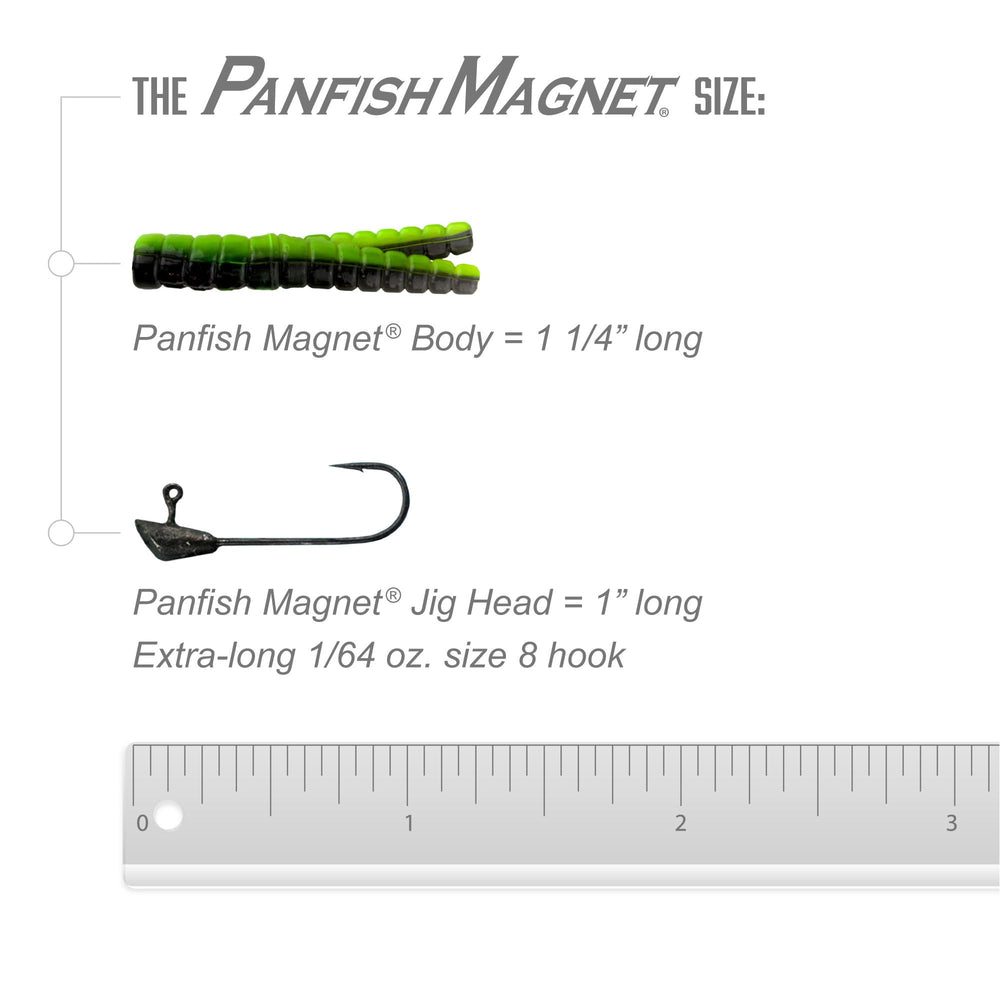 Mealworm color panfish body from the kit