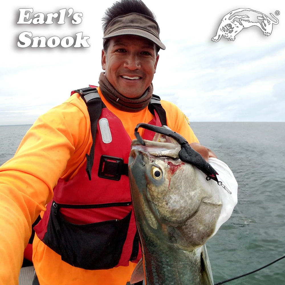 Panther Martin BigFin swimbait slices through current toward lunkers.