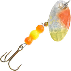 Panther Martin Two-Tone Roe lure with hammered blade adds flash for trout and bass fishing