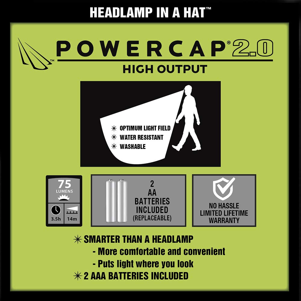 Panther Vision POWERCAP 2.0 LED light boosts visibility on the water.
