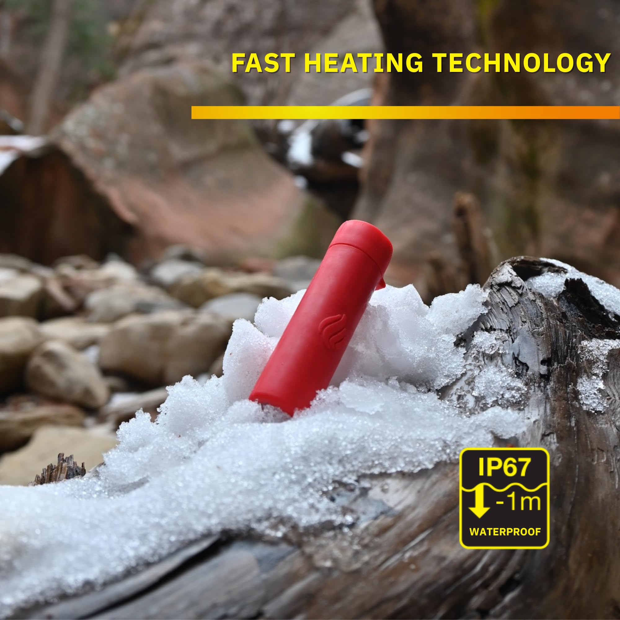 Panther Vision PowerPAW 501 red in outdoor use in snowy conditions