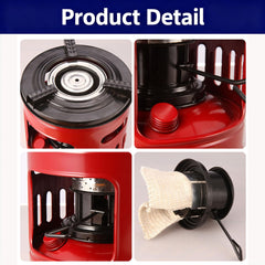 PAPABA kerosene stove 2-in-1 cooking and heating on trail.