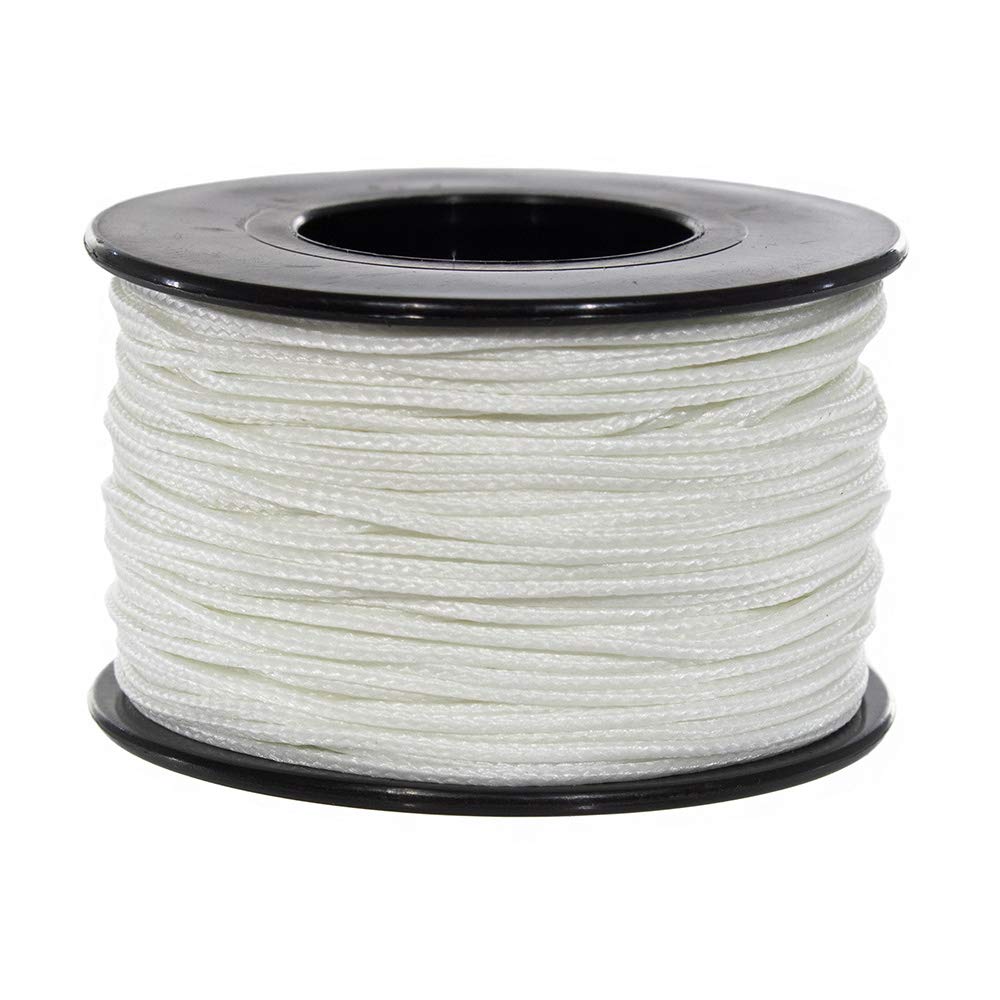 Paracord Planet glow in the dark micro cord spool for crafts and emergency prep.