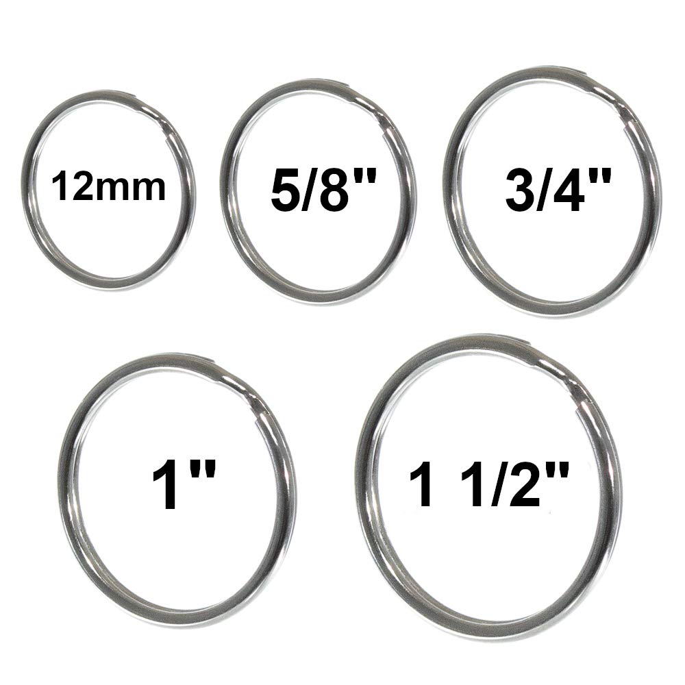 Paracord Planet split ring for dog tag connector and reliable attachment.