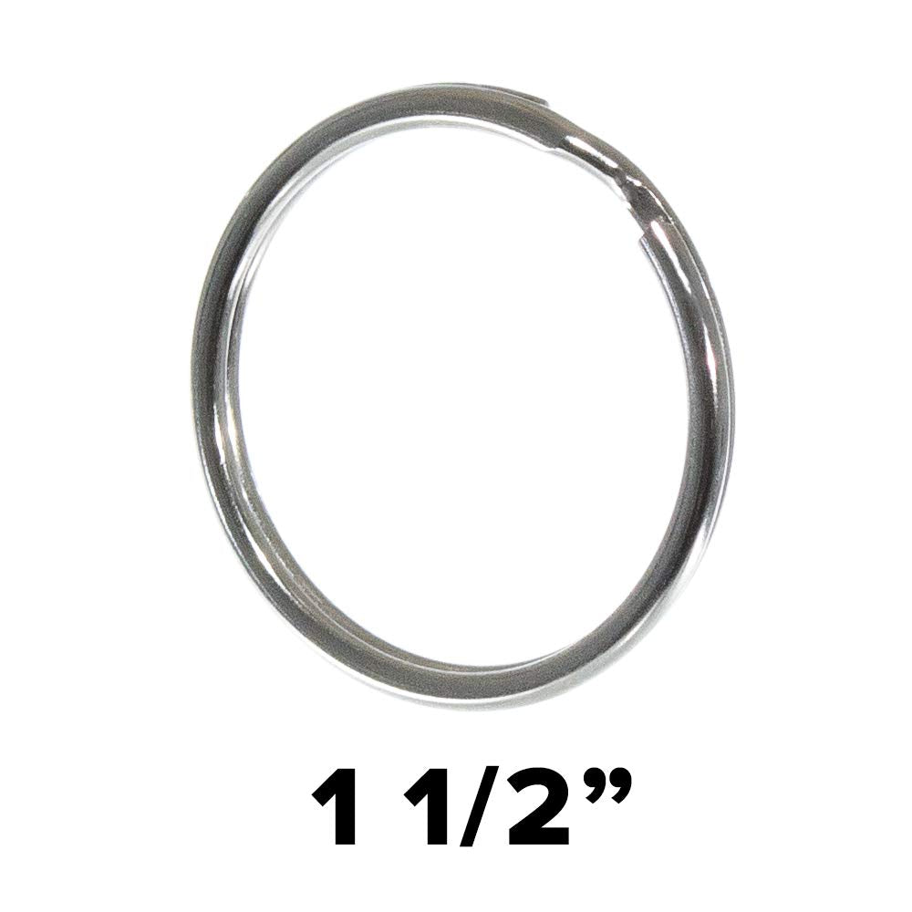 Paracord Planet split ring for lanyard attachment and durable organization.