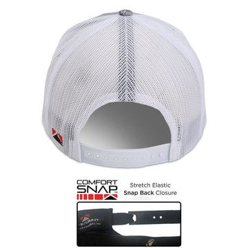Paramount Outdoors American Fit cap sizing covers MD to 2X for versatile wear.