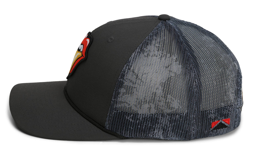 Paramount Outdoors American Fit sizing label, broader range to fit more heads.
