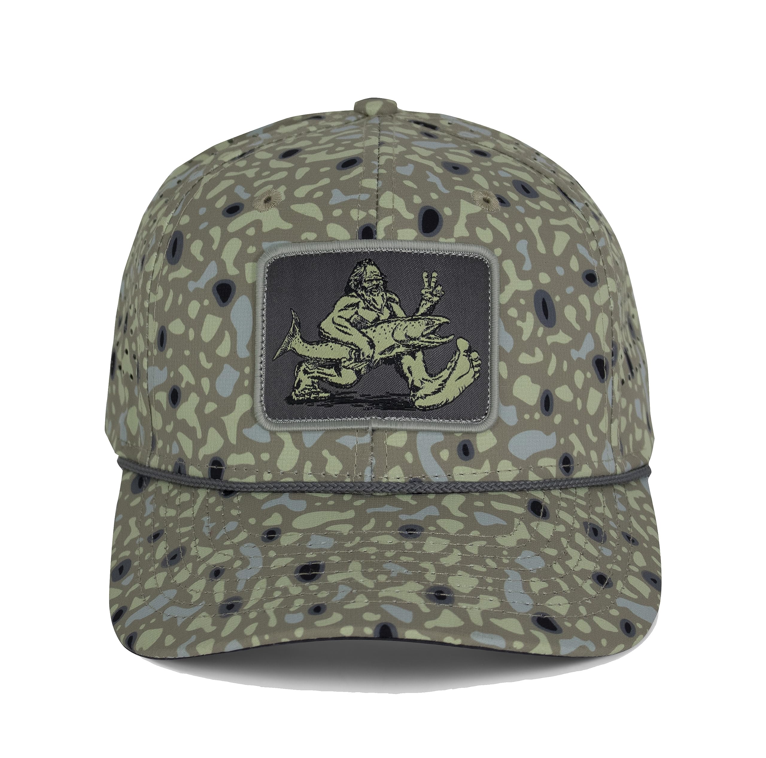 Paramount Outdoors Big Foot Squatch Cap front view in tan, breathable and comfortable.