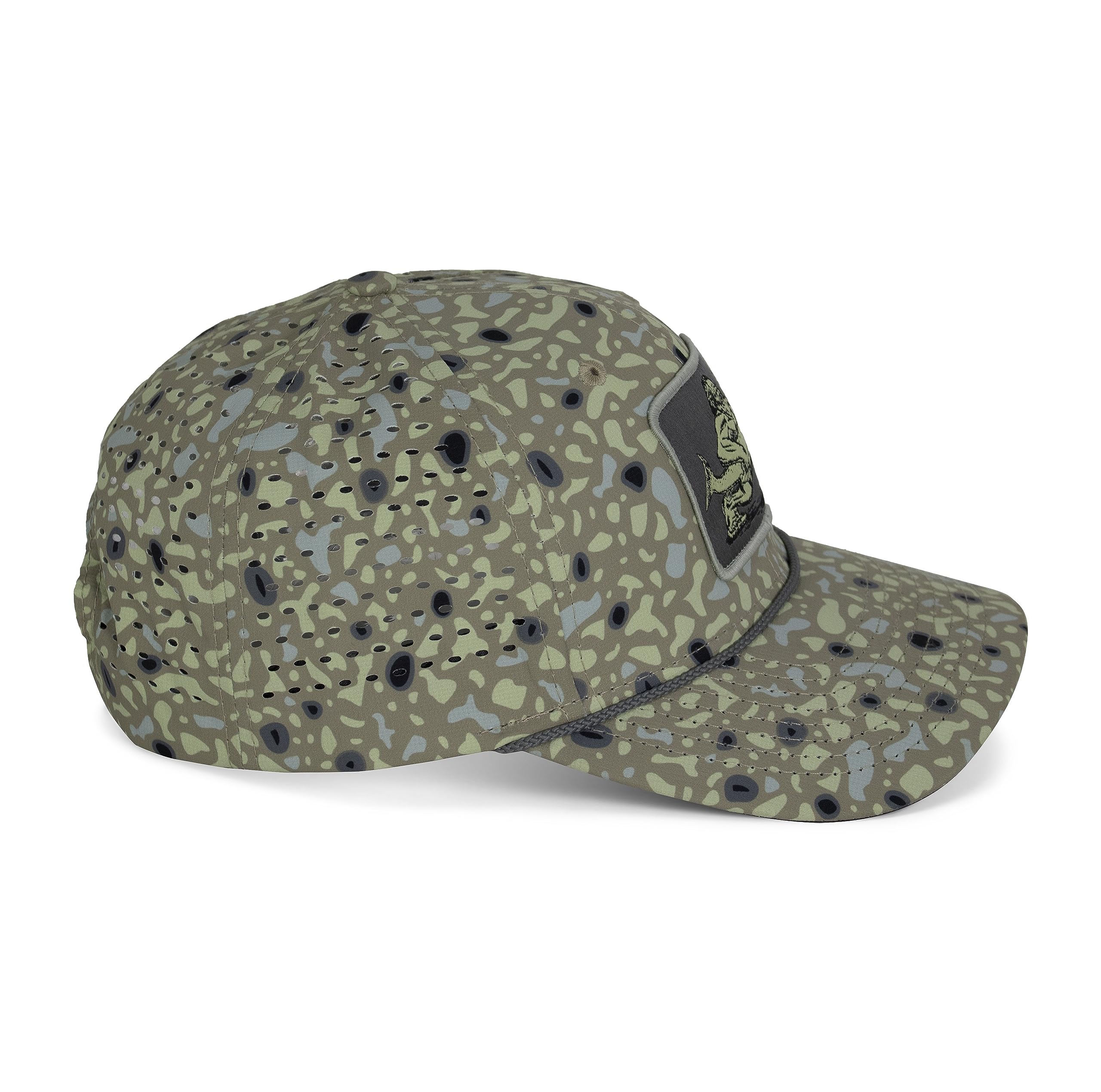 Paramount Outdoors Big Foot Squatch Cap micro ripstop texture for durability.