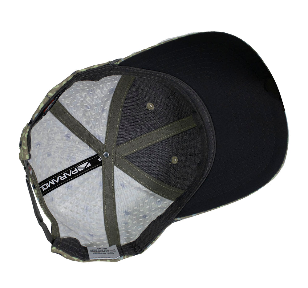 Paramount Outdoors Big Foot Squatch Cap worn on fishing trips.