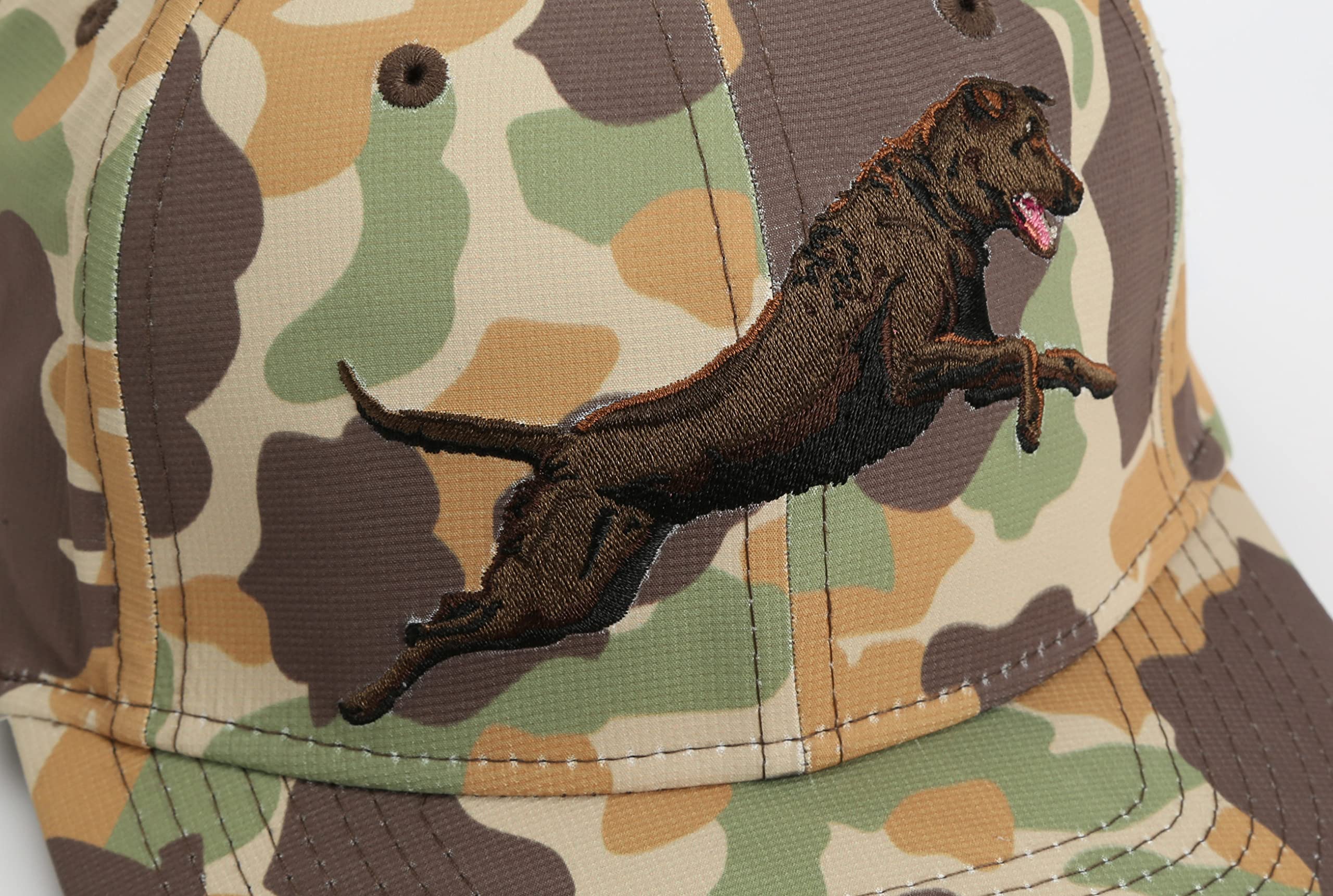 Paramount Outdoors Chocolate Lab hat ready for packable travel and hiking