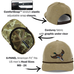 Paramount Outdoors Comfort Snap and Stretch Closure in action on hat