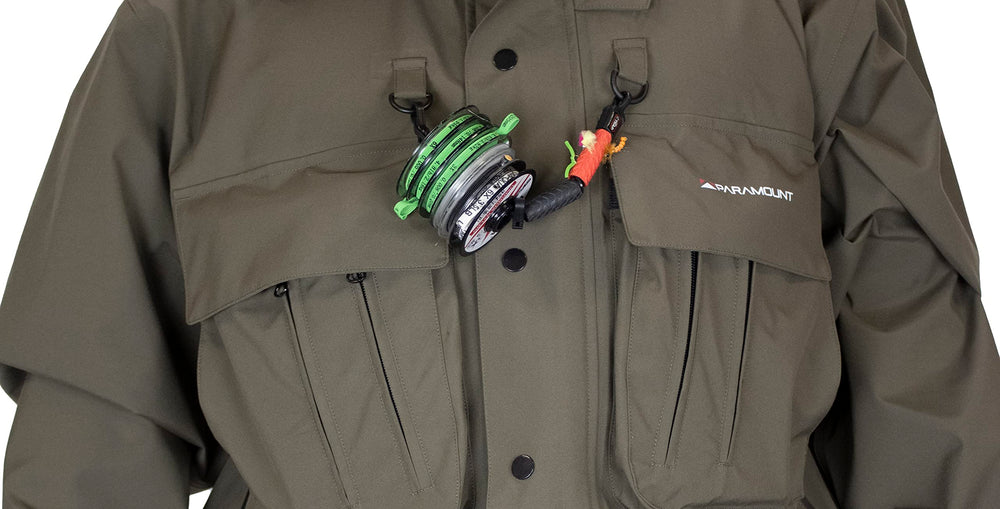 Multiple pockets with micro fleece interior pockets add warmth and storage