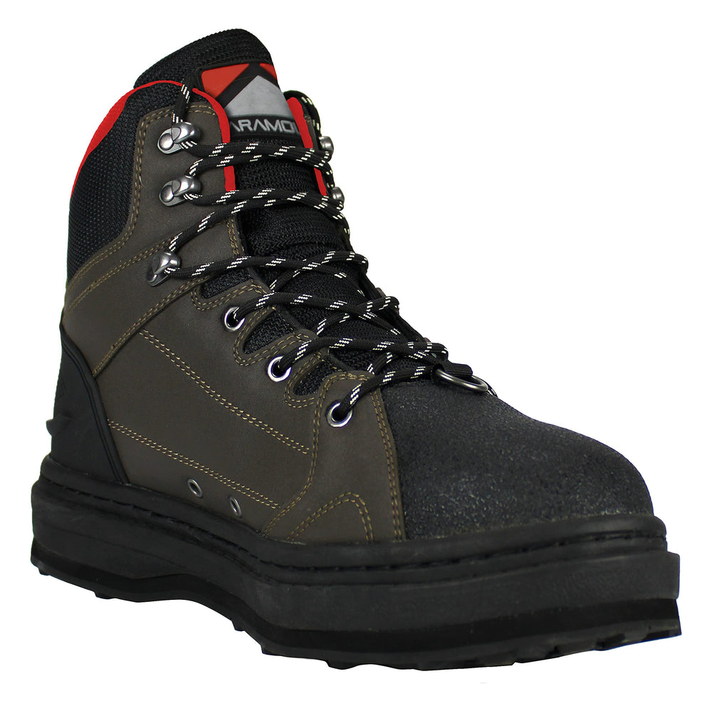 Paramount Outdoors Deep Eddy recessed stud insert points enhance traction on slick rocks.