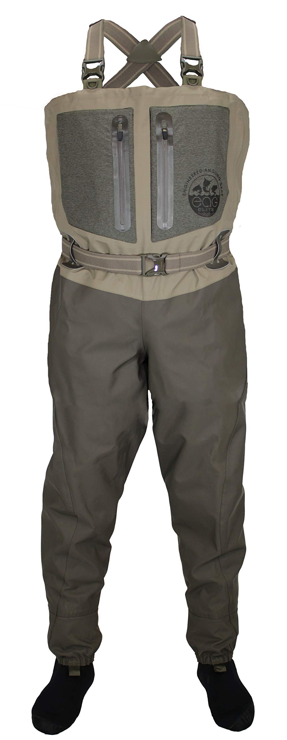 Paramount Outdoors EAG Elite 4 breathable stockingfoot chest wader front view
