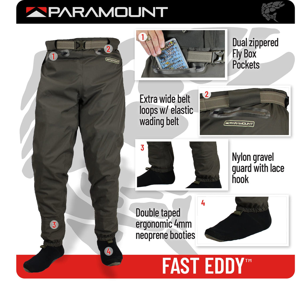 Paramount Outdoors Fast Eddy elastic belt for secure, comfortable fit