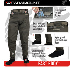 Paramount Outdoors Fast Eddy elastic belt for secure, comfortable fit