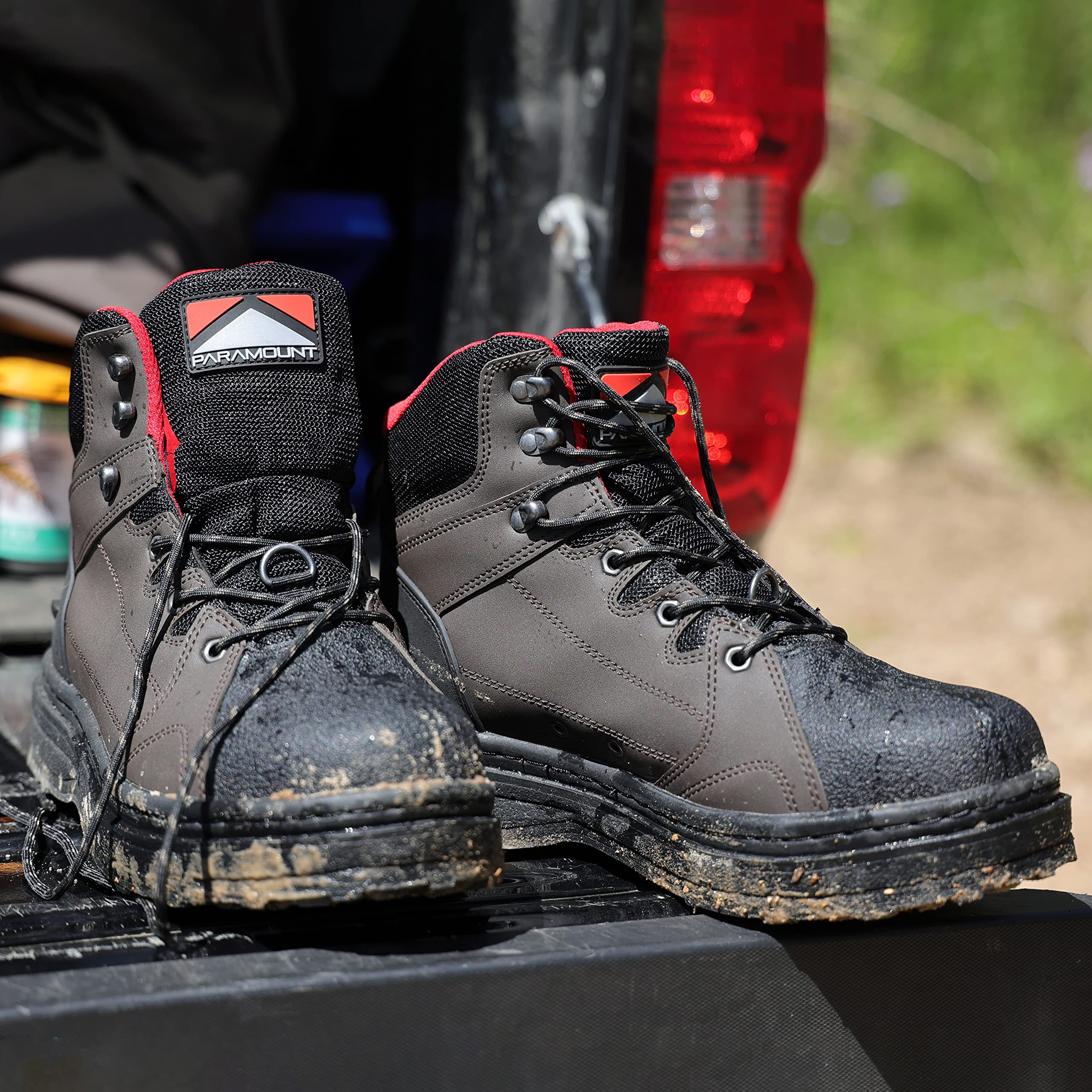 Paramount Outdoors Deep Eddy gravel guard D-ring keeps wader laces secure