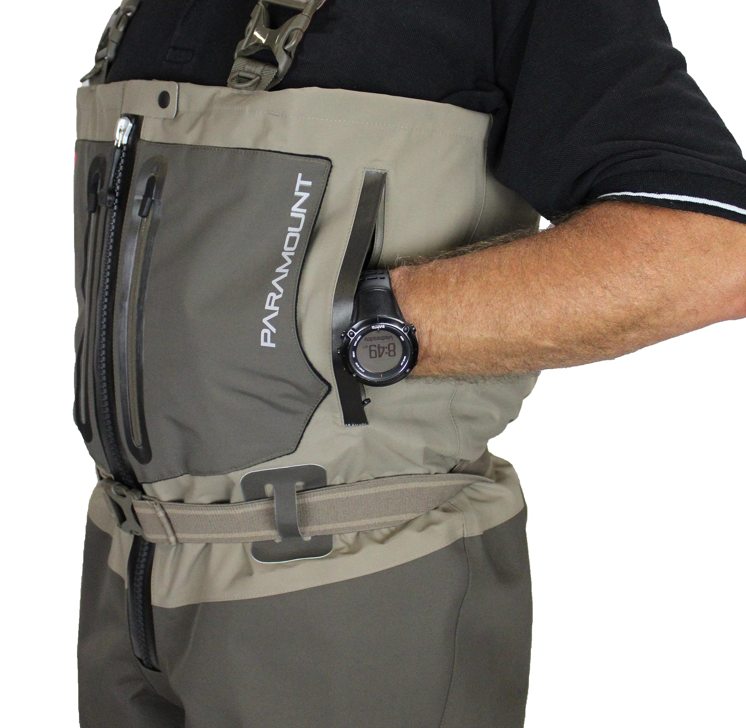 Paramount Outdoors Meridian Z single-seam crotch reduces chafing and leaks.