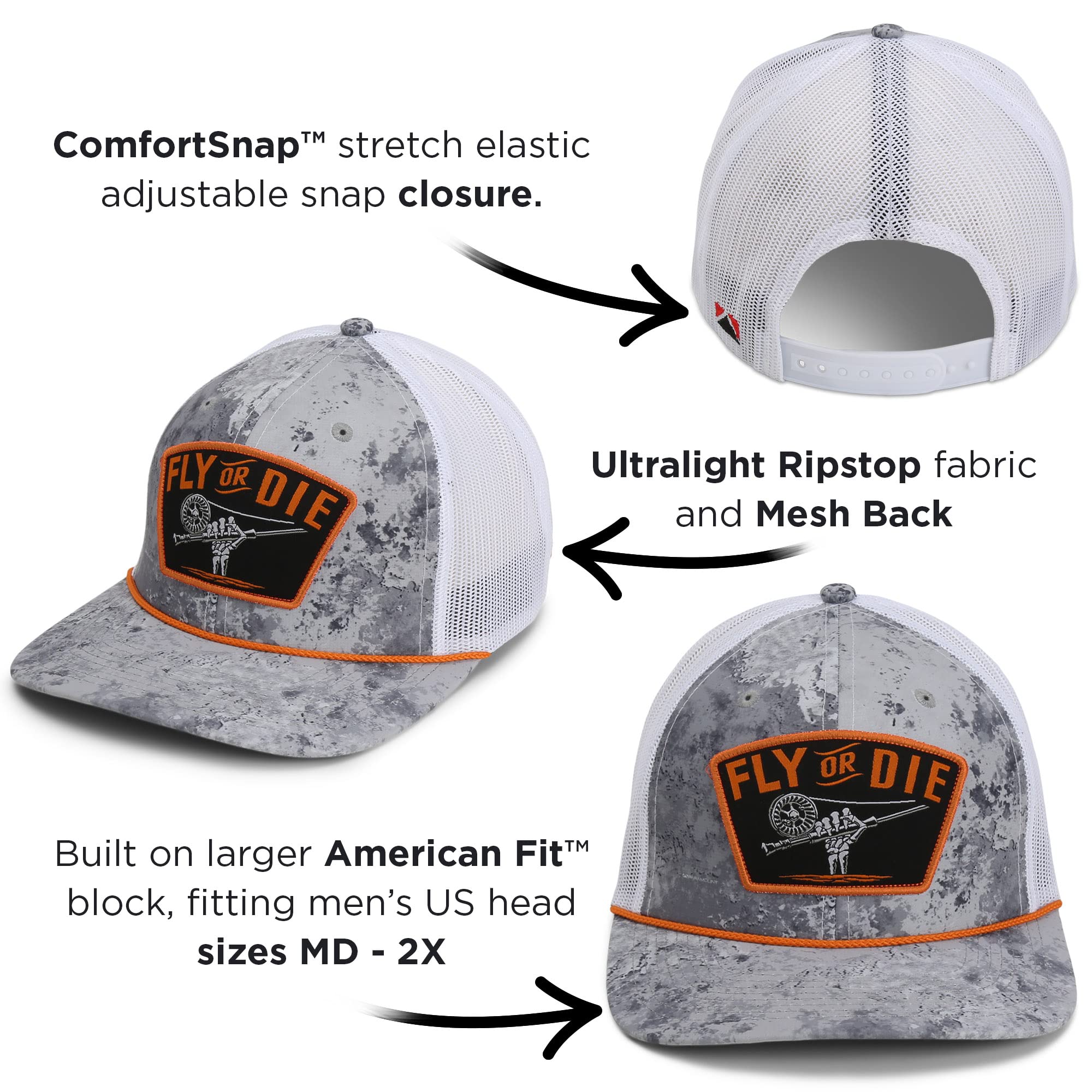 Paramount Outdoors micro poly ripstop fabric is lightweight, breathable and durable.